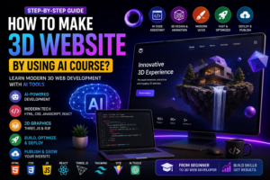 How to Make 3D Website By Using AI Course?-Course Lobby